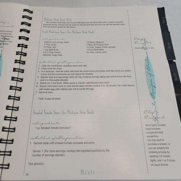 1991 Cookbook "Favorite Recipes of Steelcase Chefs" Steelcase Inc. Grand Rapids - Picture 10 of 12